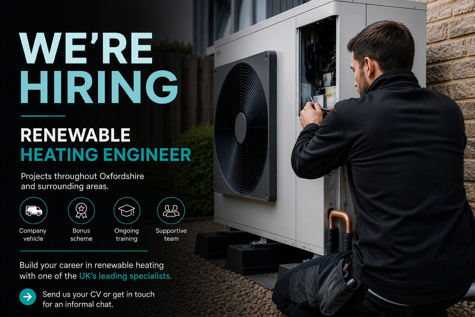We are hiring – renewable energy engineer We’re Hiring – Renewable Heating Engineer | Clarke Talbot Renewables